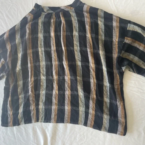 Madewell Oversized  XL Highroad Popover Shirt in Lessing Plaid extra large - Picture 6 of 10